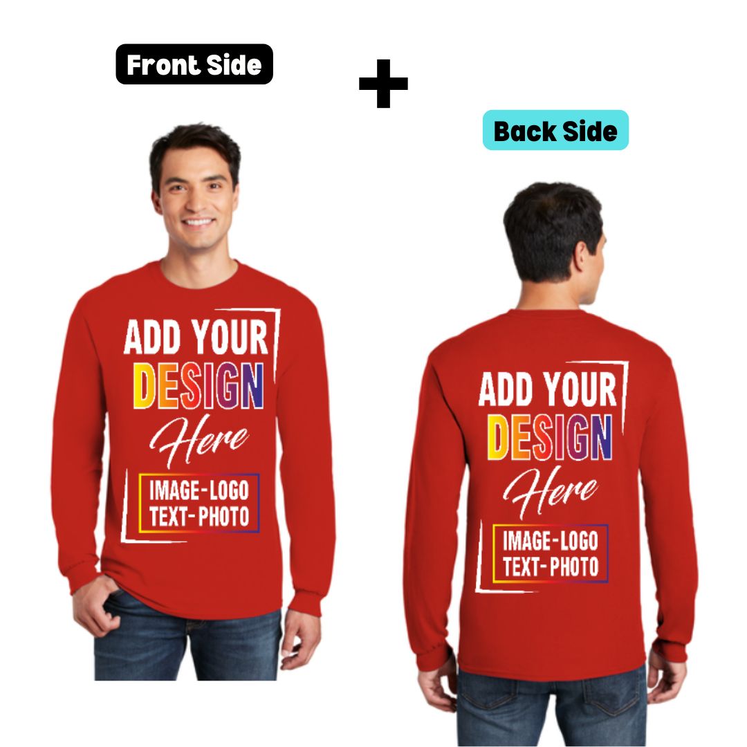 Long sleeve - front & back