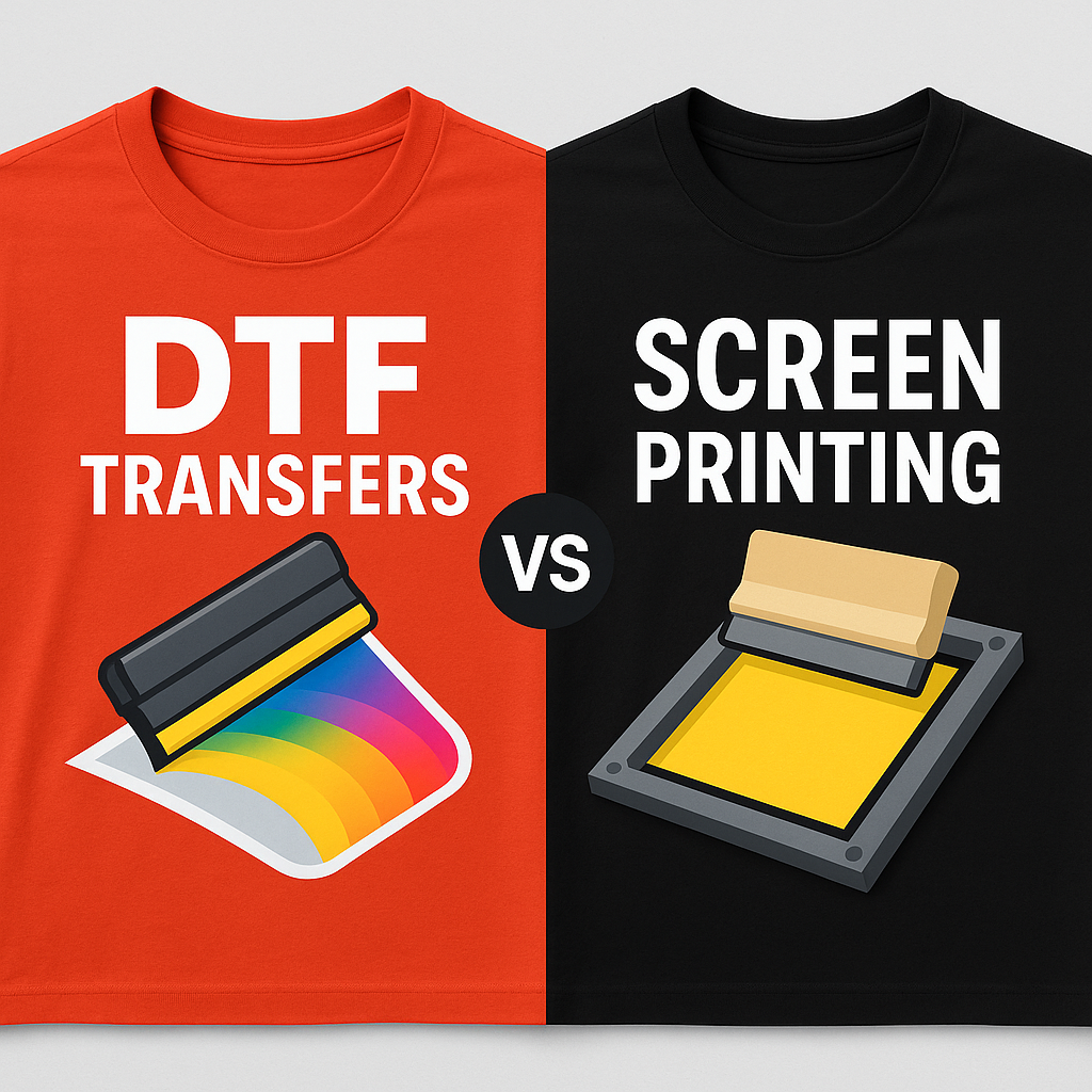 Screen Printing VS DTF Transfers