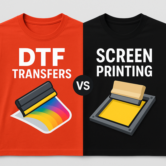 Screen Printing VS DTF Transfers