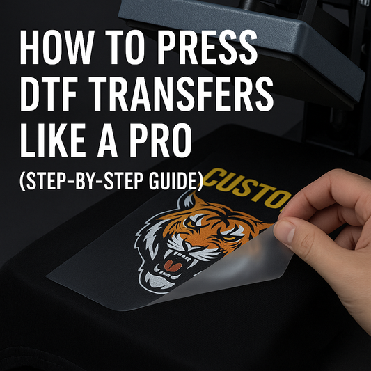 How to Press DTF Transfers Like a Pro (Step-by-Step Guide)