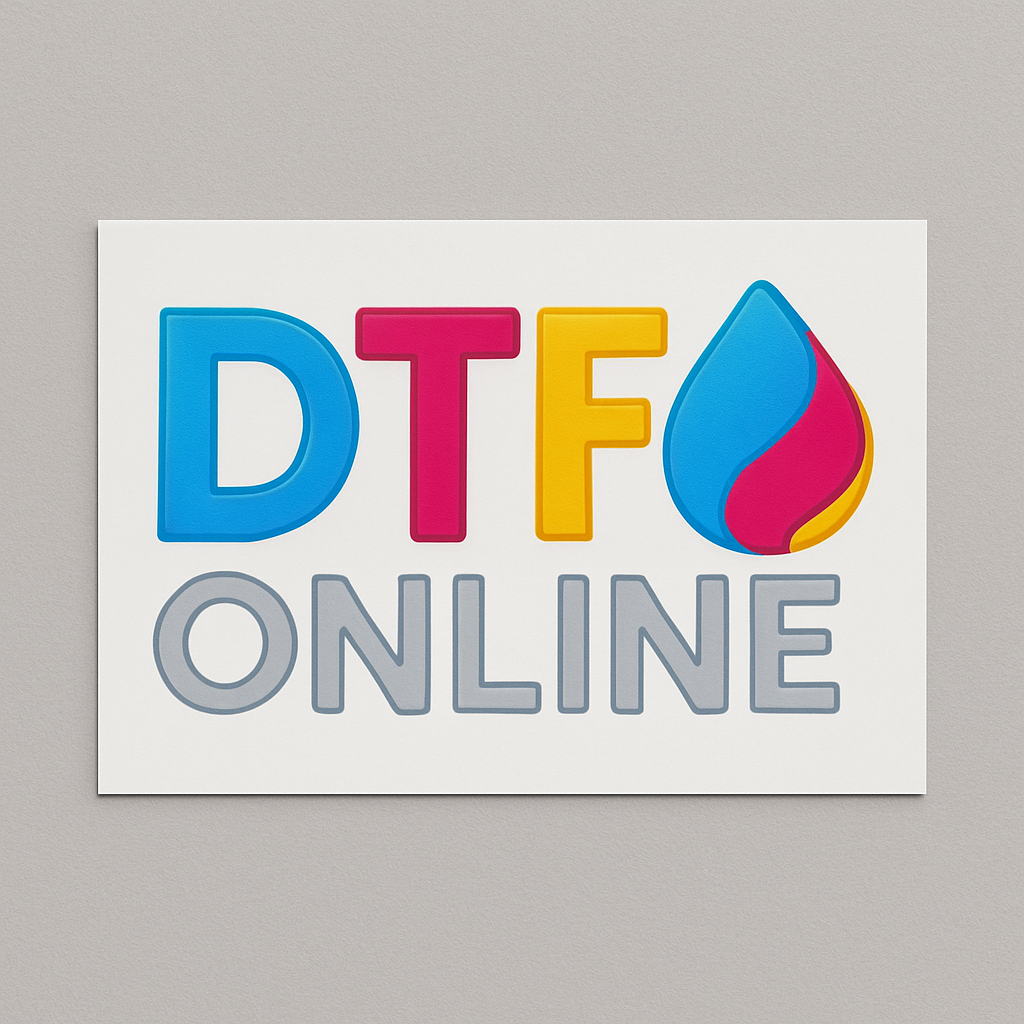 DTF Online rectangle sticker
