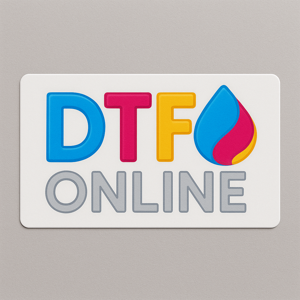 DTF Online Rounded rectangle sticker