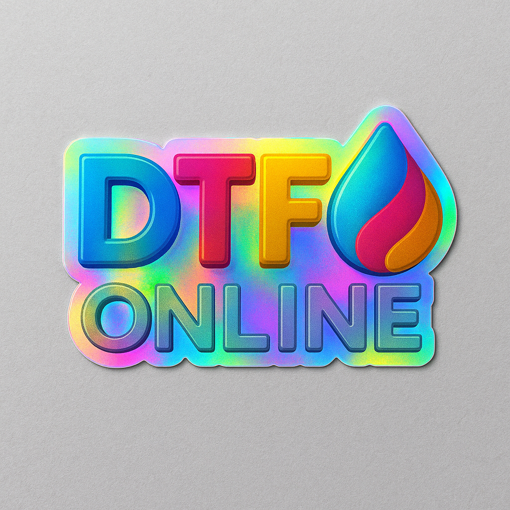 DTF Online holographic sticker
