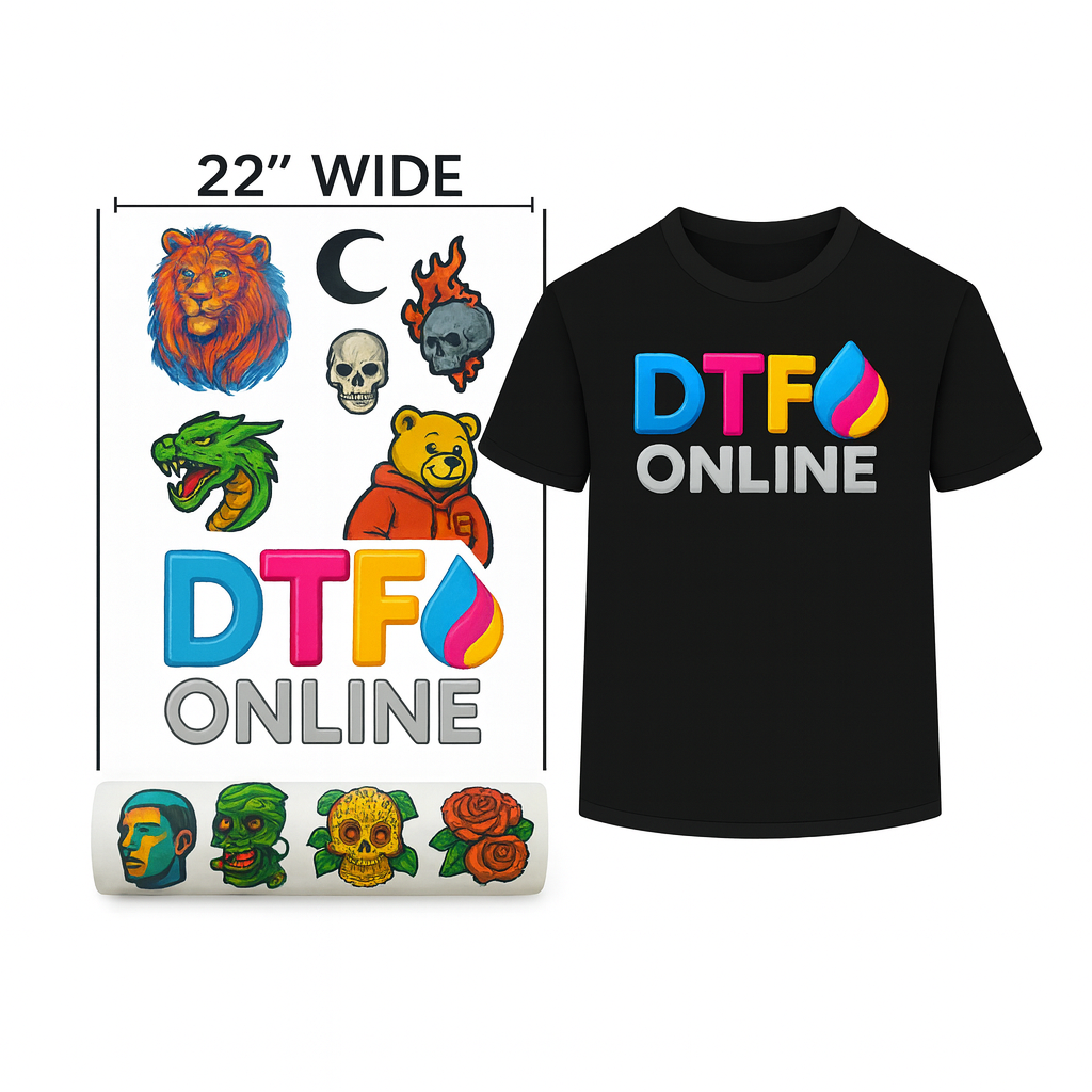 DTF Gang Sheets – Hot Peel Transfers