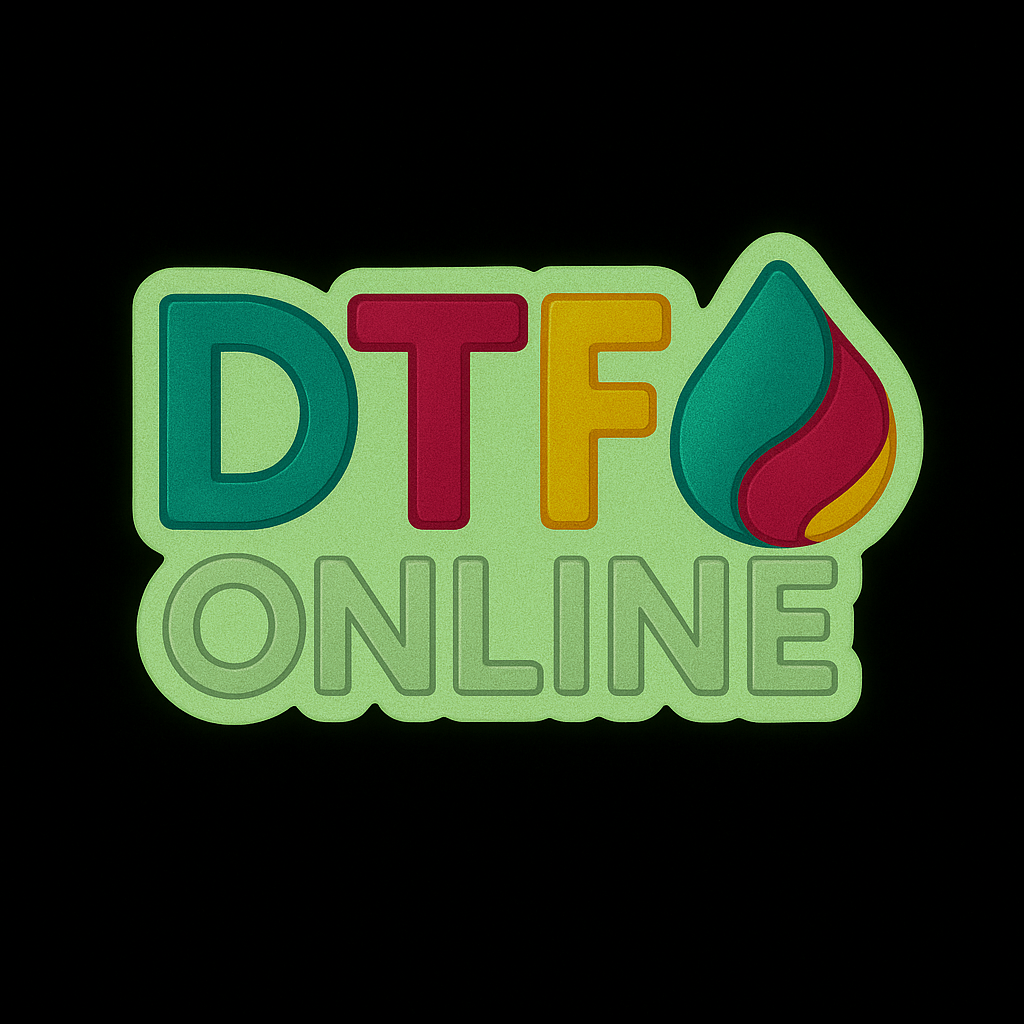 DTF Online glow in the dark sticker