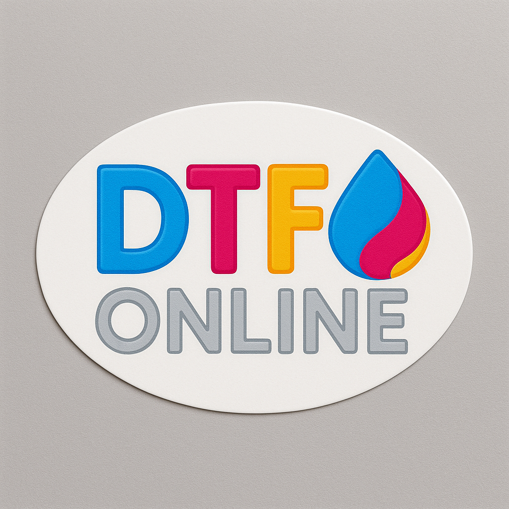 DTF Online oval sticker